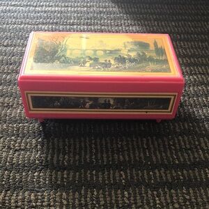 Vintage Pink Jewelry Box